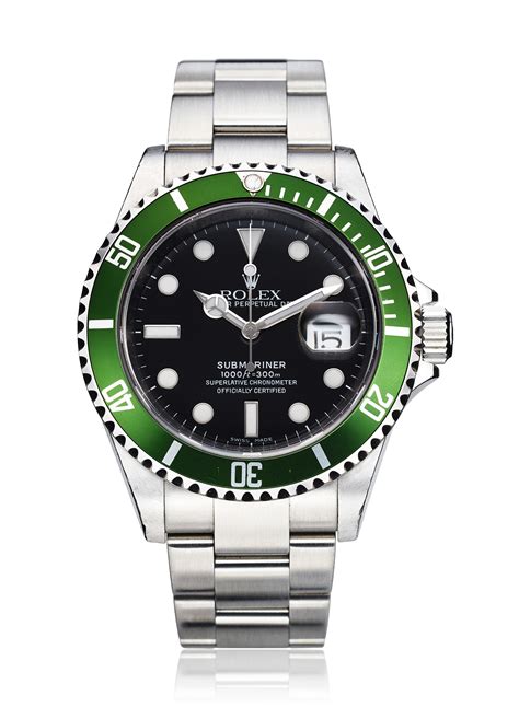 rolex submariner anniversary green|rolex submariner 50th anniversary review.